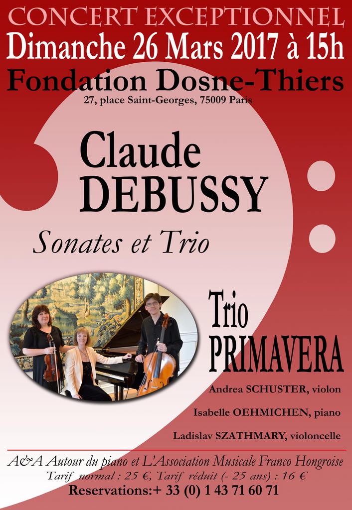Concert Debussy Trio Primavera