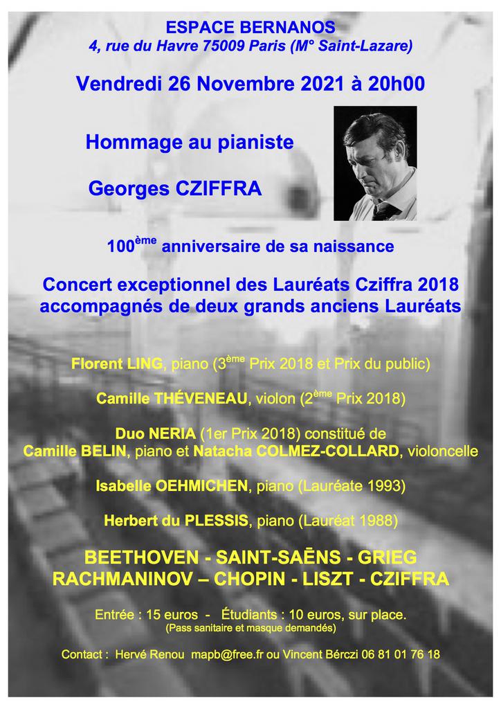 Concert hommage à Cziffra