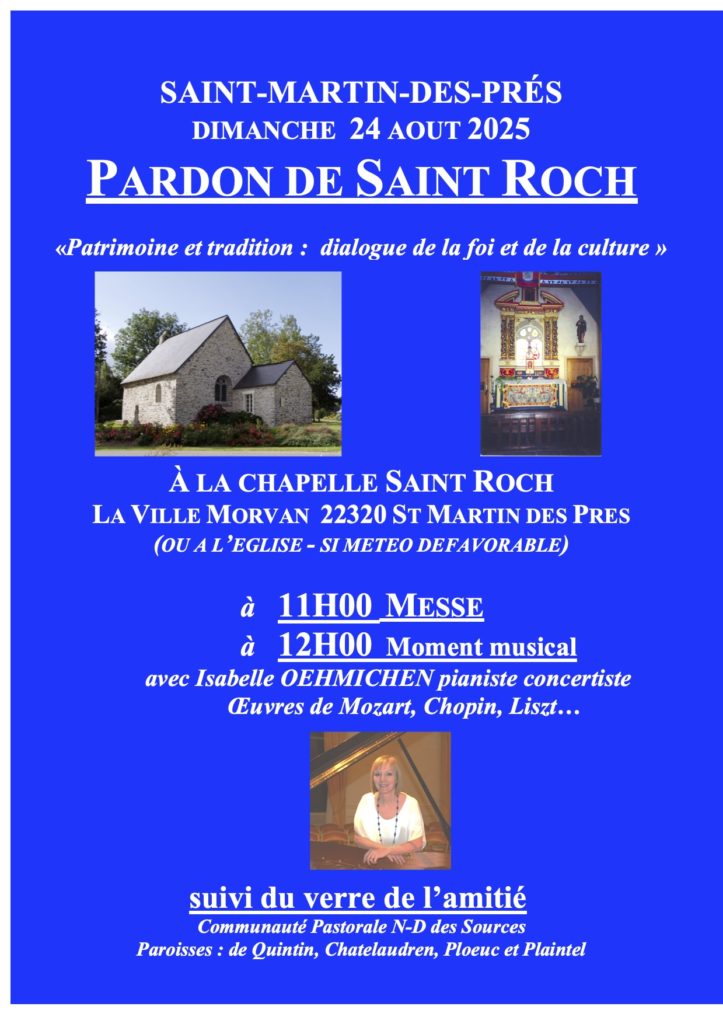 Récital en plein-air, Saint-Martin-des-Prés, Côtes-d’Armor